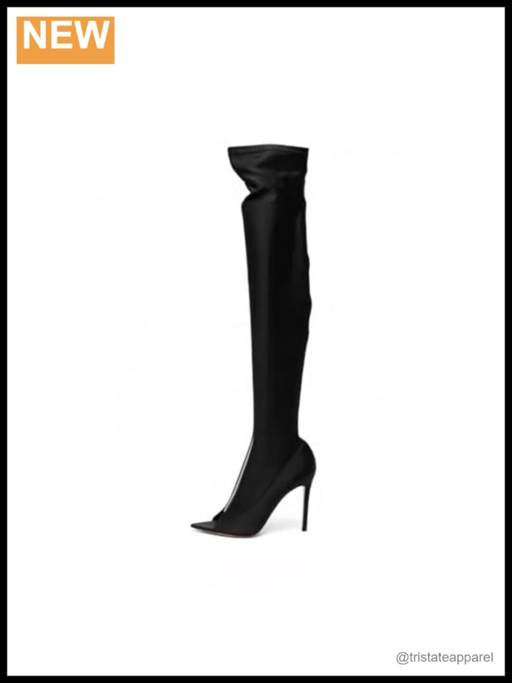 Stiletto Heel Peep Toe Thigh High Stretch Boots for Women